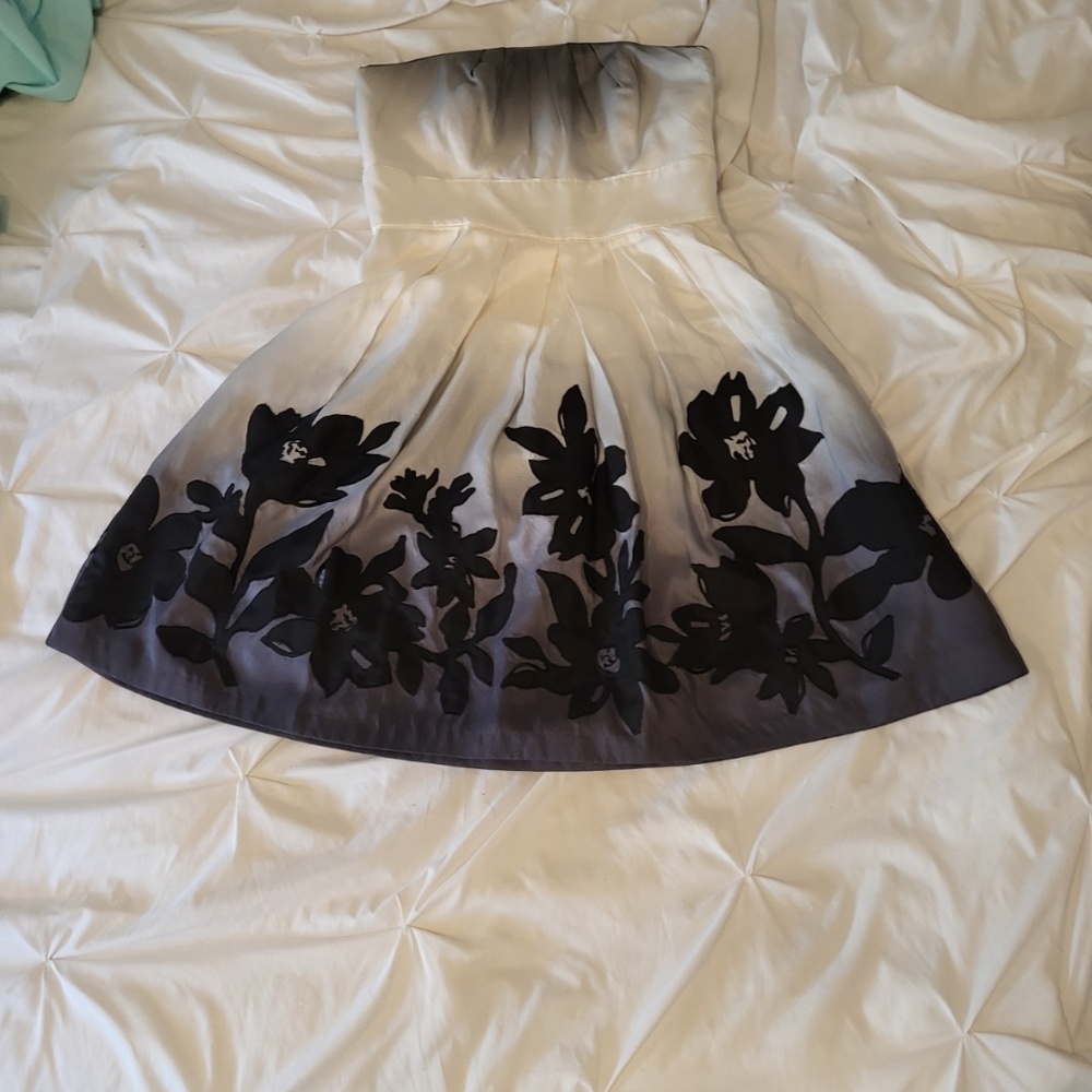White House Black Market strapless dress